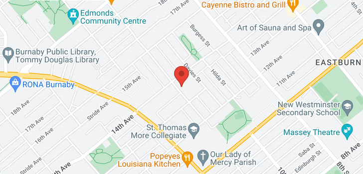 map of 7512 14TH AVENUE